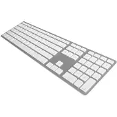 Matias Draadloos Toetsenbord US QWERTY met Backlight zilver - FK418BTLS