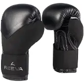 Reeva Bokshandschoenen - Leer - Zwart - 10 oz