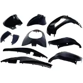 Edge Plaatset 10-delig voor sym mio - zwart metallic