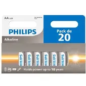 Philips Set van 20 AA LR6-batterijen 1 pak van 10+10