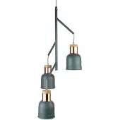 Searchlight Hanglamp Barham, dimbaar, alu / grijs / zink, Woon-/ Eetkamer, metaal, Modern, hanglamp