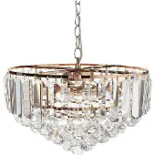 Beliani ACHEIRO - Kroonluchter - Goud - 49 cm - Kristal