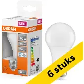 Osram 6x LED lamp E27 | Peer A60 | Mat | 6500K | 8W (60W)