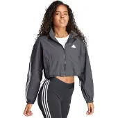 Adidas Jas Dames FI 3S WND WB Grijs - Maat XL