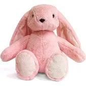 WP Merchandise Speelgoed Knuffel - Pluche knuffel - Konijntje Millie 34 cm Roze
