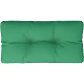 vidaXL Palletkussen 70x40x12 cm stof groen