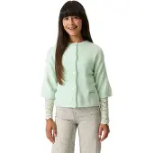 Garcia gebreid vest groen Meisjes Acryl Ronde hals Effen - maat 152/158