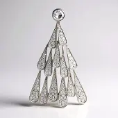 Cavill - Zilveren Hanger met Spectroliet 0,39 ct & 1,38 ct Witte Topaas - 925 Sterling Zilver - Regendruppel Design - Elegant Dames Sieraad