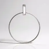 Cavill - Zilveren Hanger met Chinees Parelmoer Baguette Slijpsel - 925 Sterling Zilver - 1,54 ct. Parelmoer - Minimalistisch Elegant Design - 37x30 mm