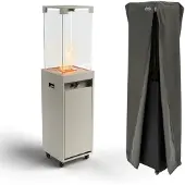 Planika Faro gas terrasverwarmer met beschermhoes - Grijs