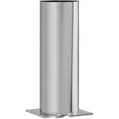 vidaXL Schoorsteen Hoofdverlenging Zilver 29 x 29 x 50 cm