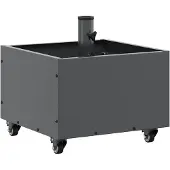 vidaXL Parasolstandaard, antraciet, 45 x 45 x 45 cm, staal