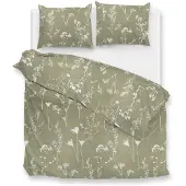 Zohome Zo Home Dekbedovertrek Flanel Yarrow - green 240x200/220cm