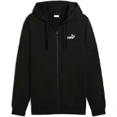 Puma Sportsweatvest 'Essentials No. 1' zwart / wit