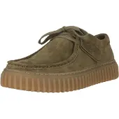 Clarks Veterschoen 'Torhill' olijfgroen