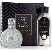 Ashleigh & Burwood - Olie Fresh Linen 250 ml + Geurlamp The Pearl - Gift Set