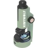 KIDYWOLF KIDYMICROSCOPE Kinder Microscoop Groen – 50x/150x/300x Vergroting, LED Verlichting, 8+
