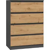 Top E Shop Topeshop M4, antraciet/artisan, dressoir