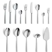 Amefa Ventura - 6 persoons - 60-delige Bestekset - Voor 6 personen - Matt--Luxe geschenkdoos- Hoogwaardig 18/10 chroomnikkelstaal
