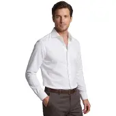 Profuomo slim fit wit overhemd