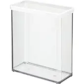 Rotho Loft voedselbewaardozen - met witte siliconenafdichtring - 3,2 liter - transparant