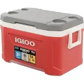 Igloo - Latitude 52 - Middelgrote koelbox - 49 Liter - Rood