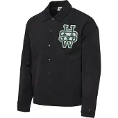 Hummel Sportjas 'Coach' donkergroen / zwart / wit