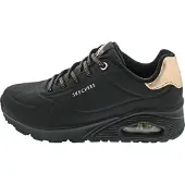 SKECHERS Sneakers laag 'Uno' goud / zwart