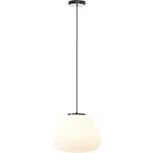 Brilliant Hanglamp Kaizen zwart met wit Ø 35cm