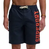 Superdry Zwemshorts marine / oranje