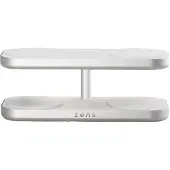 ZENS Quattro Wireless Charger Pro 4 - Draadloos oplaadstation - Geschikt voor Qi2 en MagSafe - Wit
