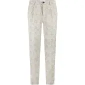 Blue industry De chino met ruitmotief |