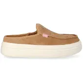 HeyDude Instapper Women Austin Lift Suede Stud Cognac-Schoenmaat 39