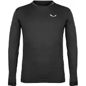 Salewa - Puez Melange Dry L/S Tee - Sportshirt S, zwart