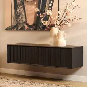Starfurn zwevend tv meubel madison black 120 cm