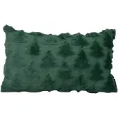 NOVÉE Sierkussen furry xmas tree | 30 x 50 cm | polyester