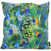 Gek op kussens! Sierkussen peacock birds | 45 x 45 cm | katoen/polyester