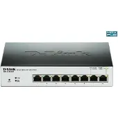 D-Link Dgs-1100-08p (8 Havens), Netwerkschakelaar, Zwart