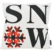 Gek op kussens! Sierkussen snow xmas | 45 x 45 cm | katoen/polyester