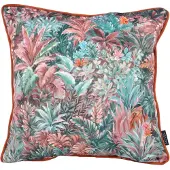 NOVÉE Sierkussen velvet jungle red | 45 x 45 cm | velvet/polyester