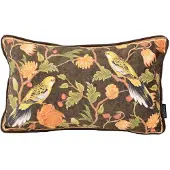 NOVÉE Sierkussen velvet iris bird | 30 x 50 cm | velvet/polyester