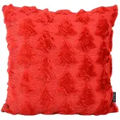 NOVÉE Sierkussen furry xmas tree | 45 x 45 cm | polyester