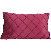 NOVÉE Sierkussen velvet cross wijn | 30 x 50 cm | polyester