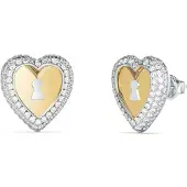 GUESS Oorbellen goud / zilver / transparant
