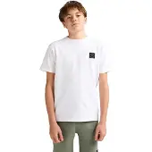 Petrol Industries T-shirt met backprint wit Jongens Katoen Ronde hals Backprint - maat 140