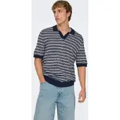 Only & Sons Trui 'ONSTILO' navy / wolwit