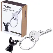 Troika Sleutelhanger met een bedel van een kat