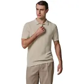Profuomo Heren Polo's & T-shirts Herringbone - Ecru - Maat XXL