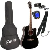 Fazley W40-BK westerngitaar starterset