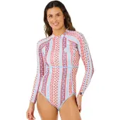 Rip Curl Coastal Instincts Upf Dames Shorty Met Lange Mouwen En Rits Op De Rug